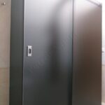 Fisso Con Scorrevole Grigio Satinato Vetreria Roma