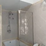 Parete Vasca Con Profili Vetreria Roma