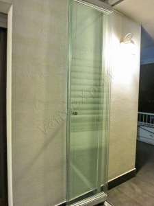 Vetrata pieghevole chiusa vista interna Roma VetroeXpert Vetrate Pieghevoli e vetrate a scomparsa Glassroom