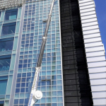 Uffici applicazione con gru Roma VetroeXpert Pellicole per vetri Sicurezza Termica Protezione solare Estetica