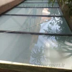 COPERTURA IN VETRO SATINATO