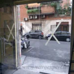 porta in cristallo su misura per esterno