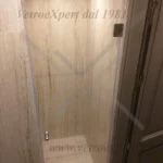 porta in vetro per separare spazio interno