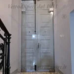 porta in vetro su misura a roma vetroexpert chiusa