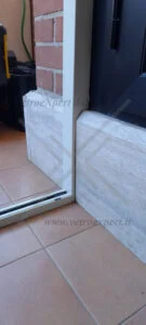 dettaglio glassroom per balcone o terrazzo