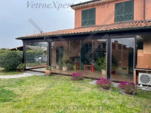 vetrata panoramica per esterni a roma