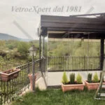 pergotenda con paesaggio