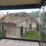 pergotenda balcone con glassroom