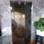 porta a battente in vetro per interno 2