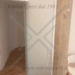 porta a battente in vetro opaco vetroexpert
