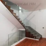 balaustra scale con parquet