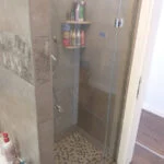 box doccia a muro con singola vetrata