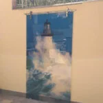decorazione esterna su vetro