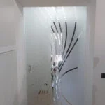 extrachiaro satinato con decoro a trascinamento