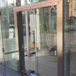 porte in vetro per negozio