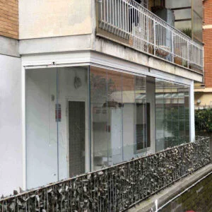 portico chiuso con vetrate glassroom