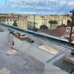 recinzione in vetro per terrazzo