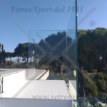 angolazione 2 per balaustra in vetro per balcone