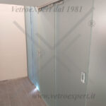 vetroexpert porta in vetro con mantovana per interni 3