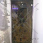 porta in cristallo con serigrafia bacio di klimt a Roma
