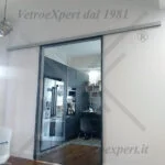 parete divisoria per separare cucina e soggiorno con vetroexpert