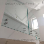 balaustra in vetro per scala interna