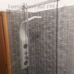 box doccia scorrevole lineare + fisso laterale