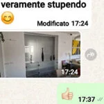lavoro completato in salotto